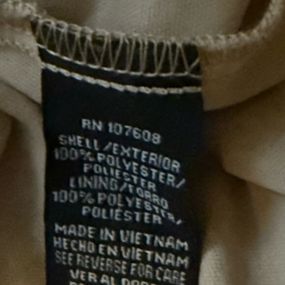 Vtg 90s Ladylike Polka Dot Cowl Neck Feminine Midi Dress 12 Demure Modest Church - Picture 7 of 7